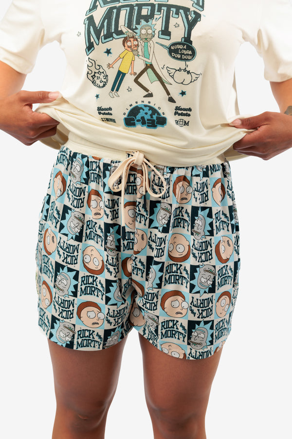 Rick & Morty Womens Pj Short 