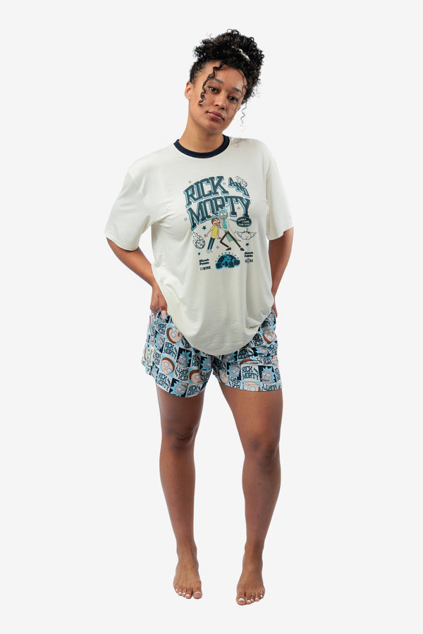 Rick & Morty Womens Pj Short 