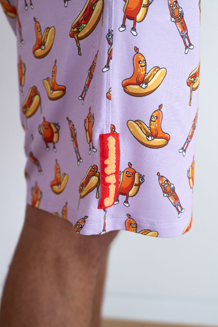 Slouch Shorts- Hot Dog (50% off)