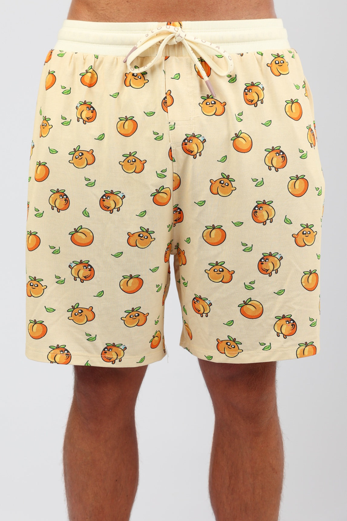 Mens Peach Pj Shorts 