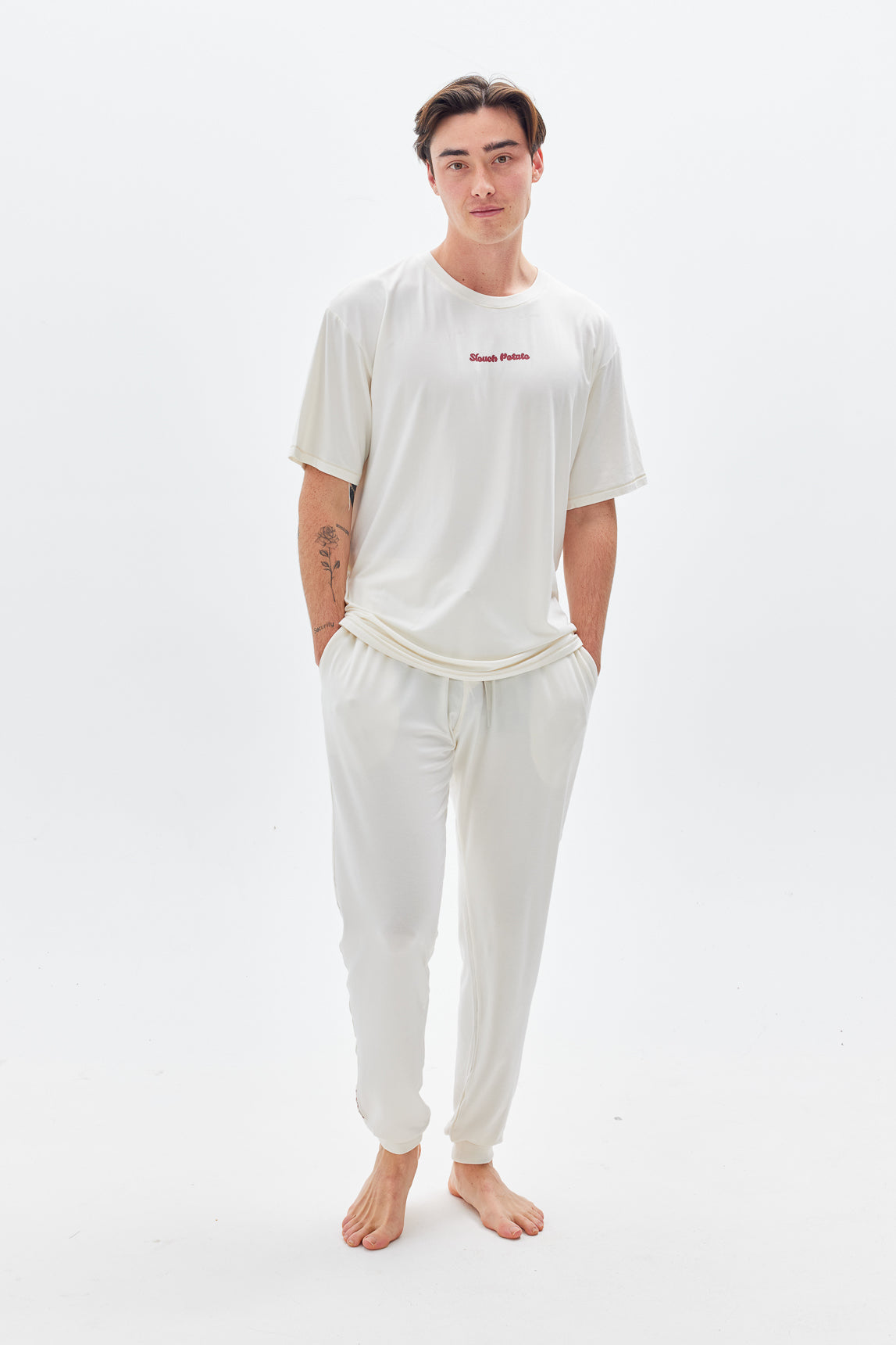 Core White Slouchies 