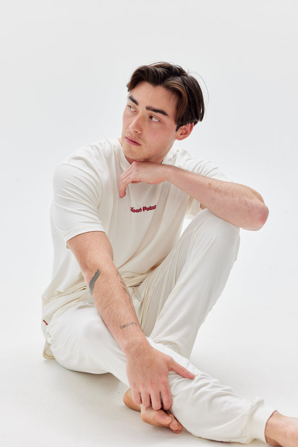 Cream Basic Slouchies 