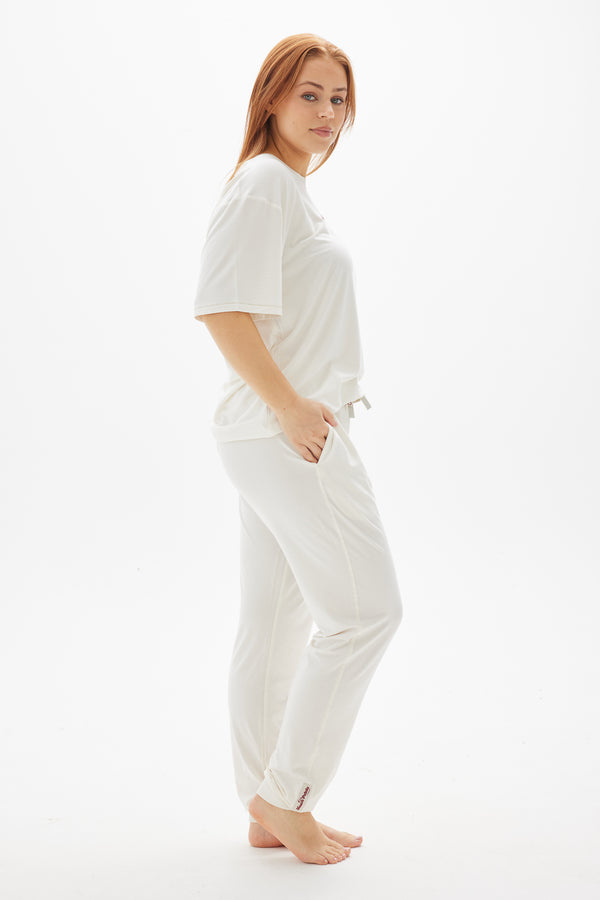 Cream Basic Slouchies 