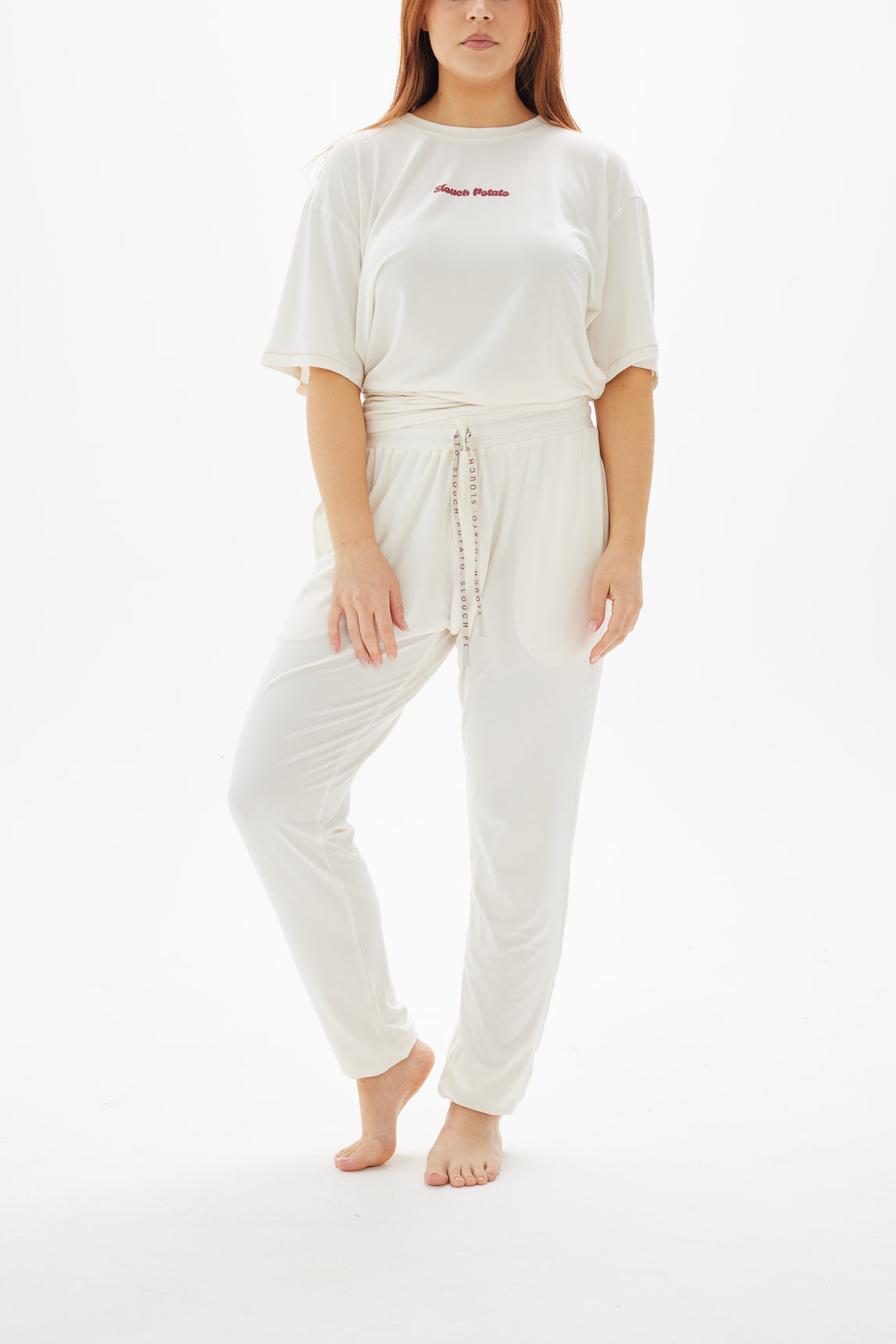 Core White Slouchies 