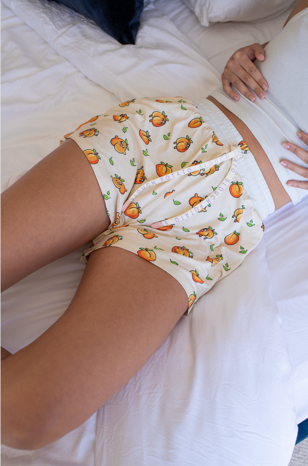 Peach Pj Shorts Peach 