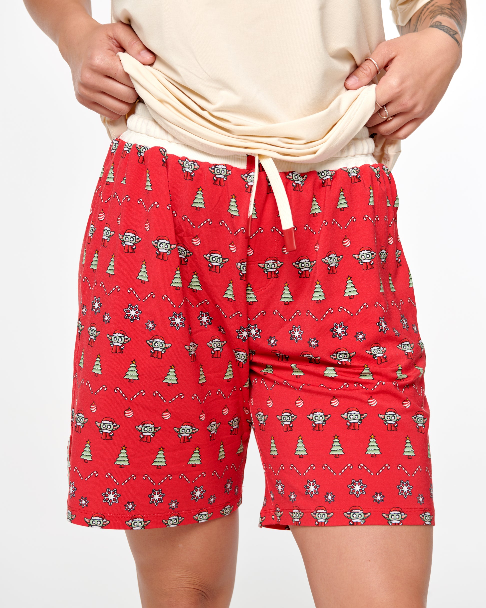 Women's Long Christmas Shorts 