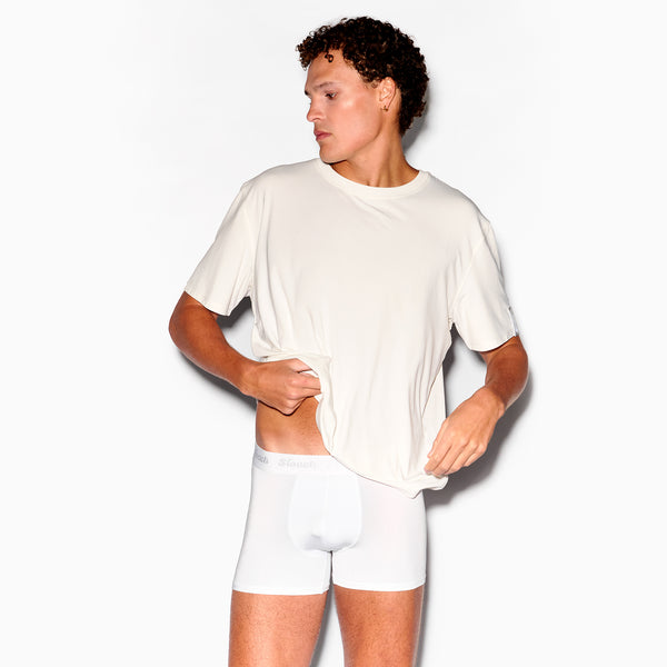 Lights Out Boxer Brief - White 