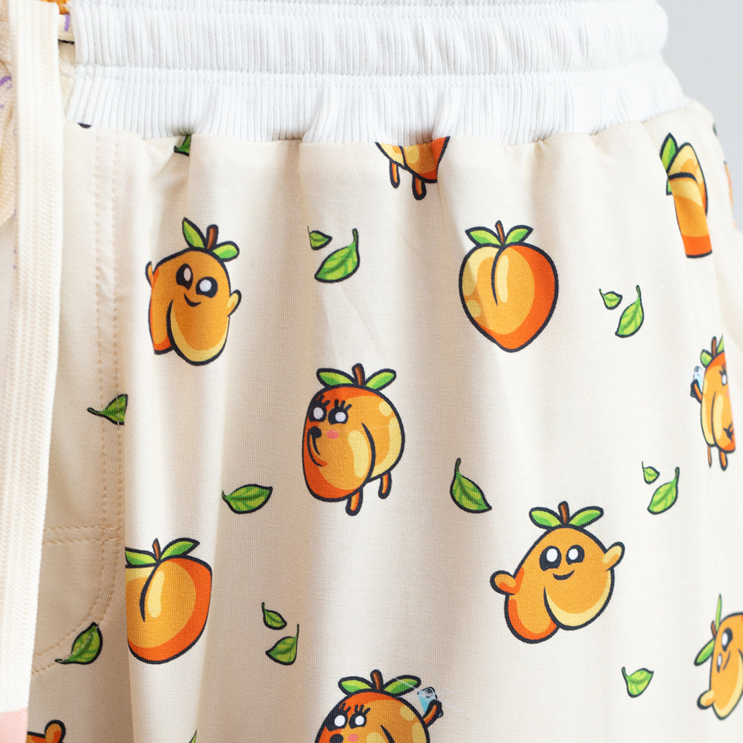 Slouch Snack Shorts | Peach