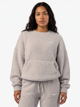 Model wearing the Plush Mode set, front