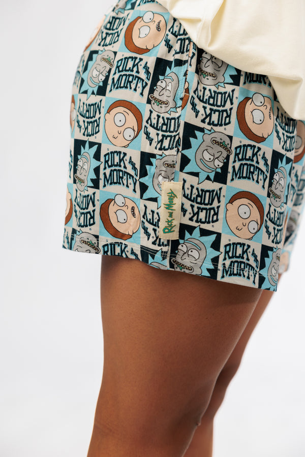 Rick & Morty Womens Pj Short 