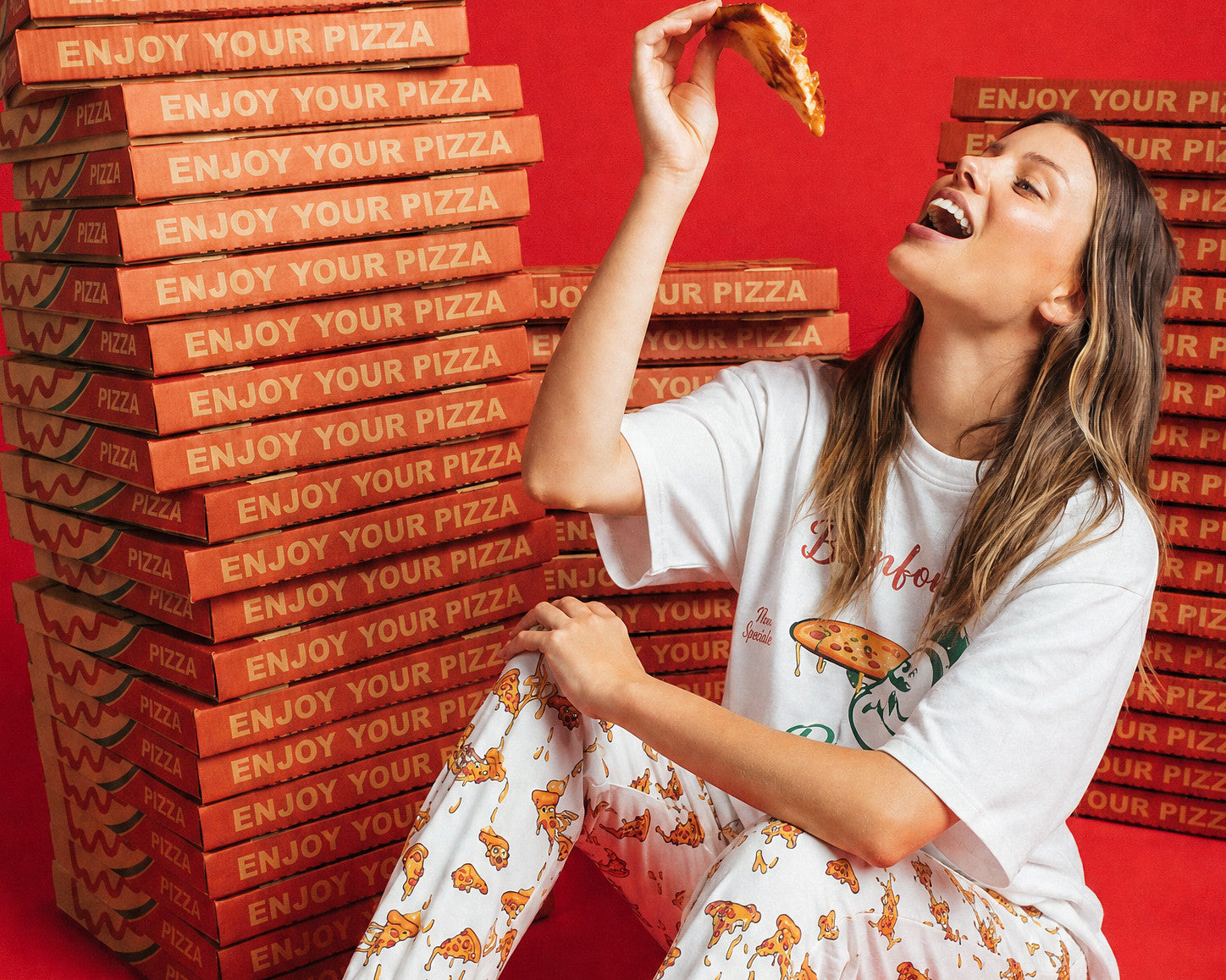 Her pizza set